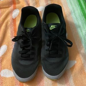 Black and Green Nikes
